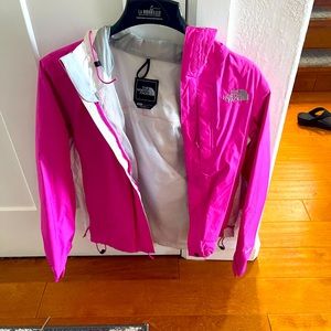 Pink north face